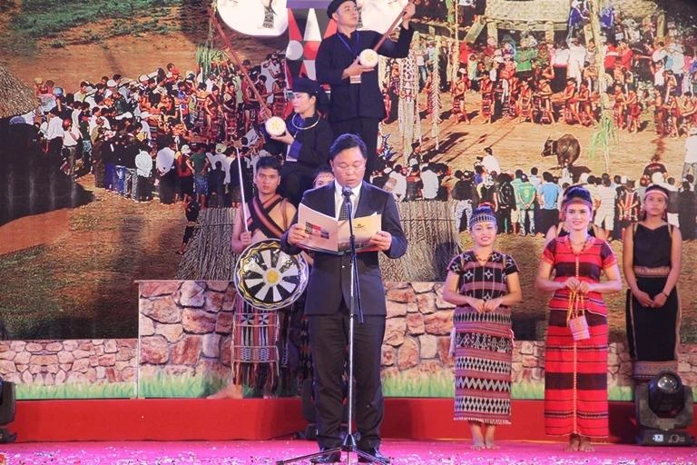 Ông Lê Trí Thanh phát biểu tại lễ khai mạc