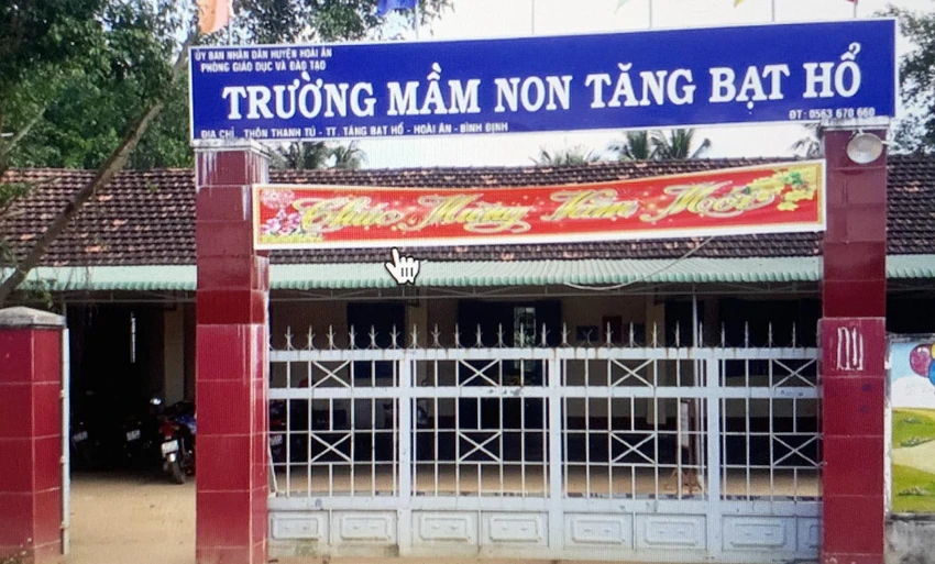 Trường Mầm non Tăng Bạt Hổ. Ảnh ON Trường Mầm non Tăng Bạt Hổ. Ảnh ON