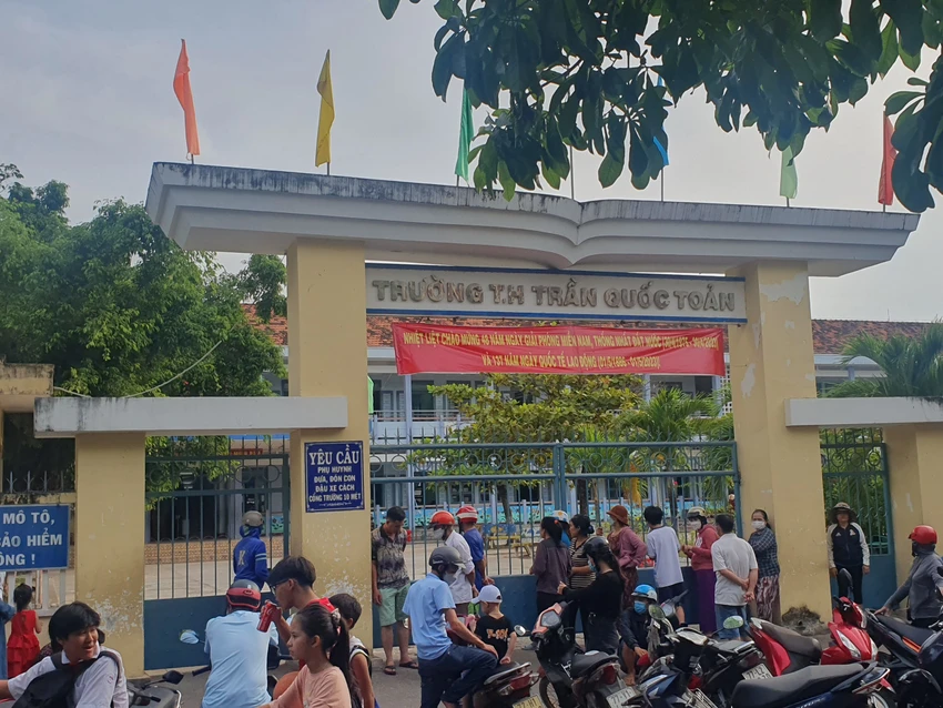 Trường Tiểu học Trần Quốc Toản. Ảnh QN Trường Tiểu học Trần Quốc Toản. Ảnh QN