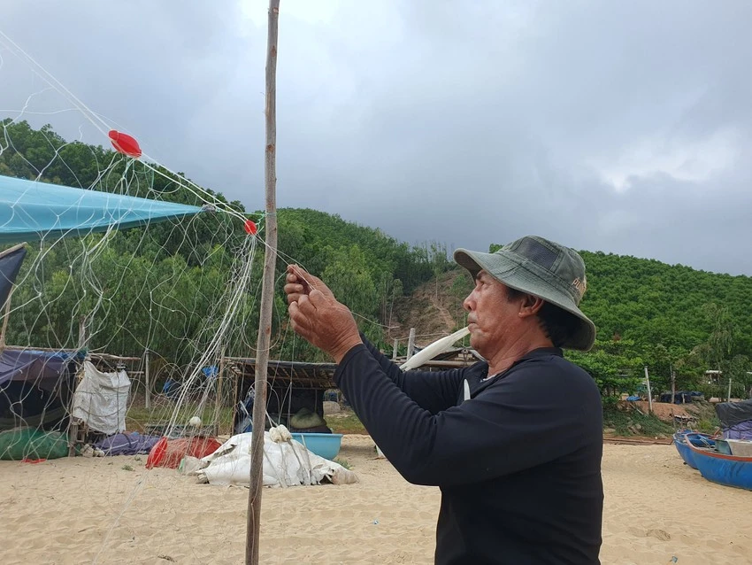 Cuộc sống thường ngày của người dân Lộ Diêu đa số gắn liền với biển. Ảnh QN Cuộc sống thường ngày của người dân Lộ Diêu đa số gắn liền với biển. Ảnh QN