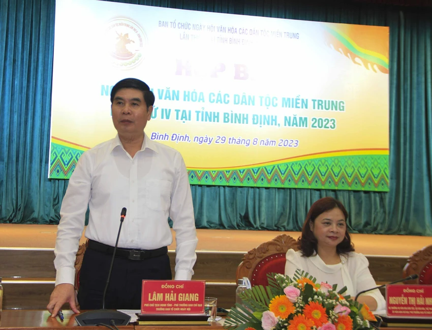 Ông Lâm Hải Giang, Phó Chủ tịch UBND tỉnh Bình Định cho rằng đây là sự kiện nhằm tạo cú huých cho địa phương phát triển về du lịch. Ảnh HP Ông Lâm Hải Giang, Phó Chủ tịch UBND tỉnh Bình Định cho rằng đây là sự kiện nhằm tạo cú huých cho địa phương phát triển về du lịch. Ảnh HP