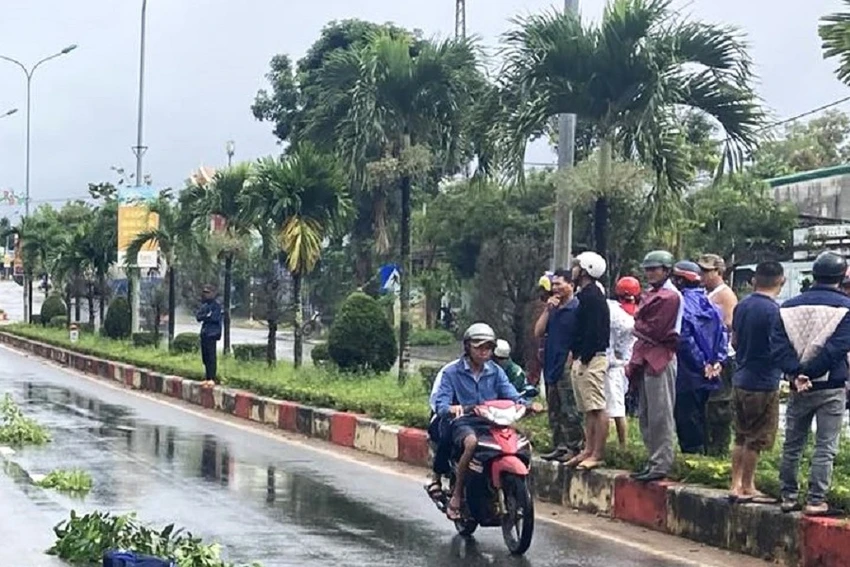 Khu vực xảy ra vụ tai nạn thương tâm. Ảnh: KX Khu vực xảy ra vụ tai nạn thương tâm. Ảnh: KX