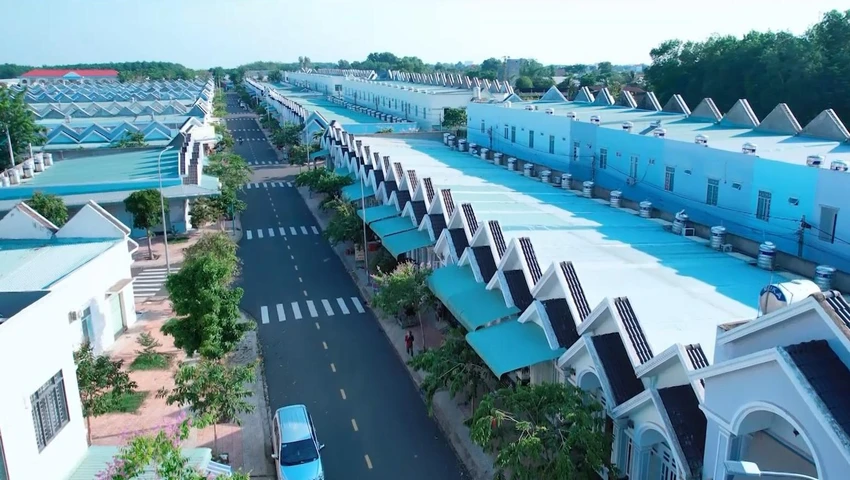 Một khu nhà ở xã hội tại TP Đồng Xoài đã được xây dựng. Ảnh: Báo Bình Phước Một khu nhà ở xã hội tại TP Đồng Xoài đã được xây dựng. Ảnh: Báo Bình Phước