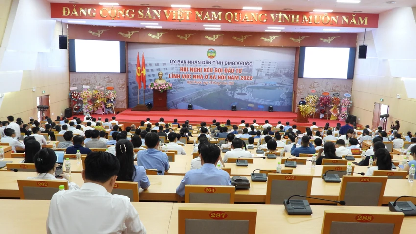 Hàng trăm doanh nghiệp, nhà đầu tư cũng mong muốn góp phần xây dựng nhà ở xã hội thúc đẩy cho sự phát triển của tỉnh Bình Phước. Ảnh: LA Hàng trăm doanh nghiệp, nhà đầu tư cũng mong muốn góp phần xây dựng nhà ở xã hội thúc đẩy cho sự phát triển của tỉnh Bình Phước. Ảnh: LA