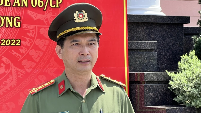 Theo đại tá Trịnh Ngọc Quyên, Giám đốc Công an tỉnh Bình Dương yêu cầu các công an các đơn vị địa phương tập trung lực lượng đấu tranh phòng chống tội phạm, ứng trực bảo đảm quân số sẵn sàng chiến đấu. Ảnh: LÊ ÁNH
