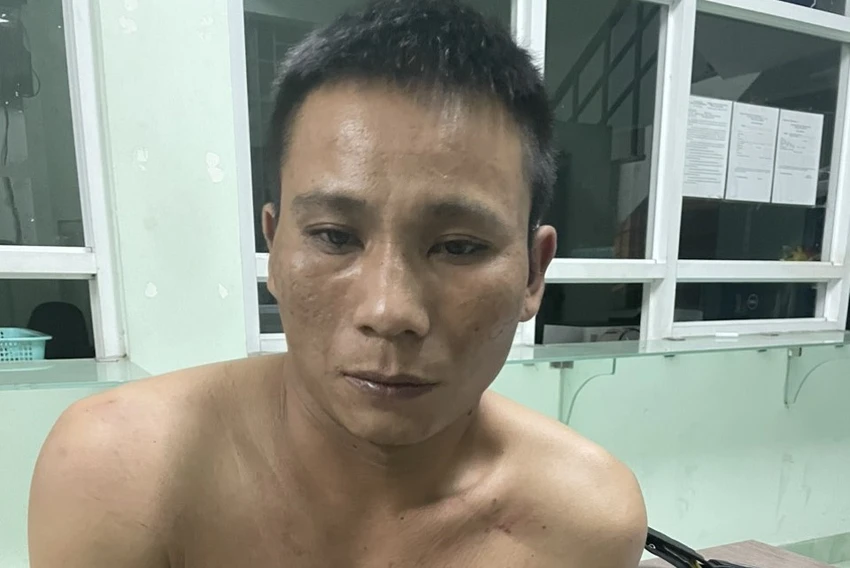Kẻ trộm bỏ trốn nhưng bị bắt giữ. Ảnh: CACC Kẻ trộm bỏ trốn nhưng bị bắt giữ. Ảnh: CACC