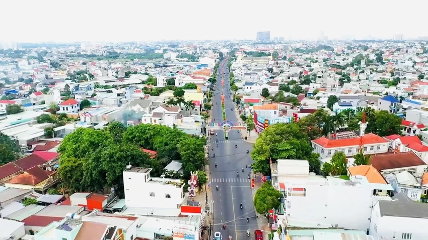 Tốc độ đô thị hóa tại địa phương này tương đối nhanh. Ảnh: LA Tốc độ đô thị hóa tại địa phương này tương đối nhanh. Ảnh: LA