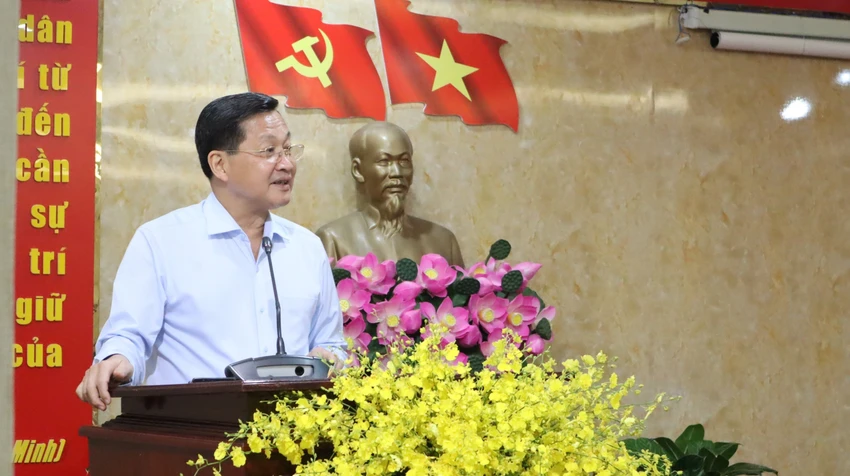 Phó Thủ tướng cho rằng Bình Phước sẽ phát triển mạnh mẽ trong thời gian tới. Ảnh: DH Phó Thủ tướng cho rằng Bình Phước sẽ phát triển mạnh mẽ trong thời gian tới. Ảnh: DH