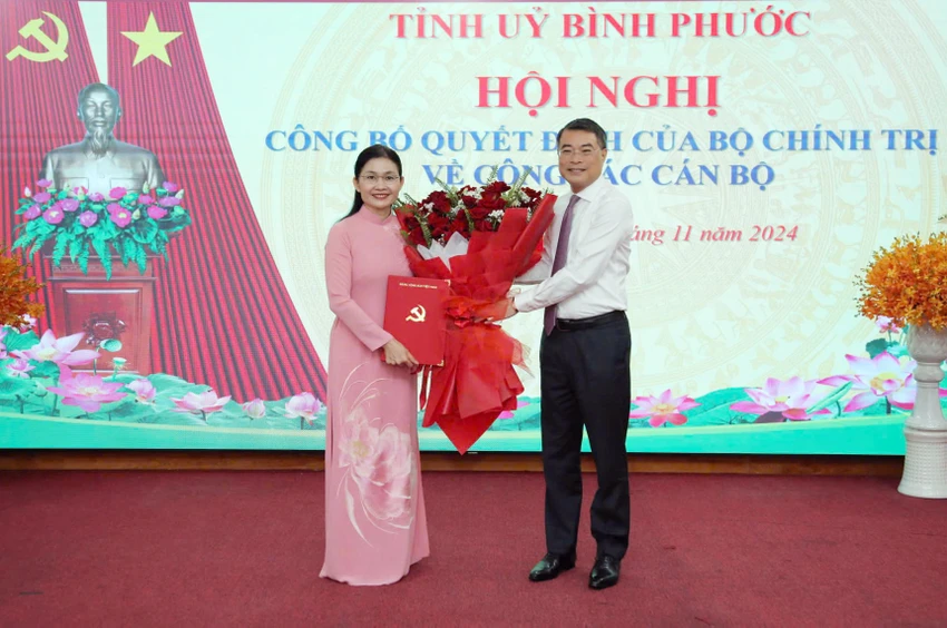 Bộ Chính trị chỉ định bà Tôn Ngọc Hạnh giữ chức Bí thư Tỉnh ủy Bình Phước