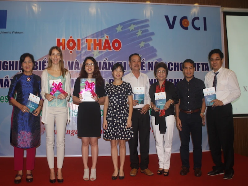 Ra mắt Sổ tay hướng dẫn về Hiệp định Thương mại EU-Việt Nam ảnh 1 Ra mắt Sổ tay hướng dẫn về Hiệp định Thương mại EU-Việt Nam ảnh 1