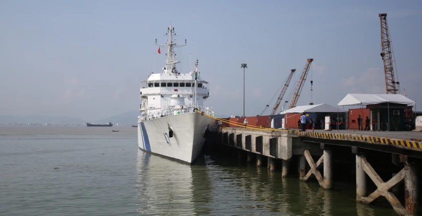 Tàu cảnh sát biển hiện đại của Ấn Độ tới Đà Nẵng ảnh 2 Tàu cảnh sát biển hiện đại của Ấn Độ tới Đà Nẵng ảnh 2