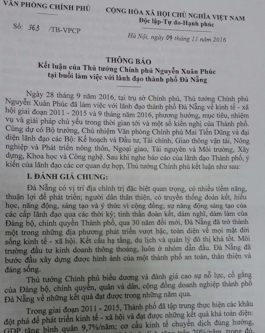 Đà Nẵng phải sánh ngang Singapore, Hong Kong ảnh 1