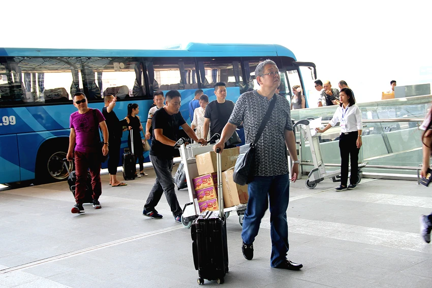 Cận cảnh nhà ga sân bay Đà Nẵng trước giờ khánh thành ảnh 6 Cận cảnh nhà ga sân bay Đà Nẵng trước giờ khánh thành ảnh 6