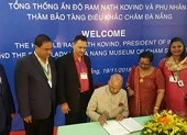 Tổng thống Ấn Độ thăm Bảo tàng điêu khắc Chăm tại Đà Nẵng