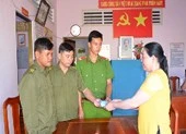 Thượng sĩ công an nhặt được 10 triệu đồng