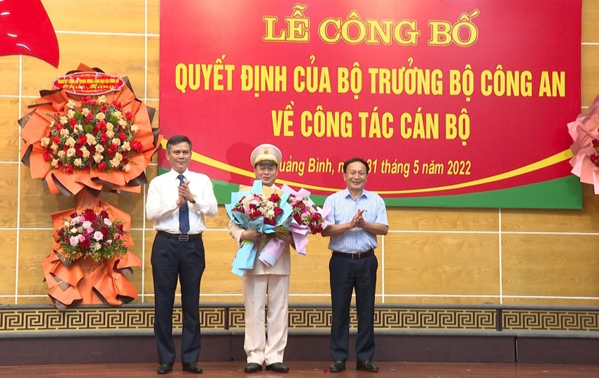 Đại tá Nguyễn Hữu Hợp làm Giám đốc Công an tỉnh Quảng Bình. Ảnh: BT. Đại tá Nguyễn Hữu Hợp làm Giám đốc Công an tỉnh Quảng Bình. Ảnh: BT.