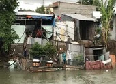 Lại sạt lở ở An Giang, 15 nhà dân phải di dời