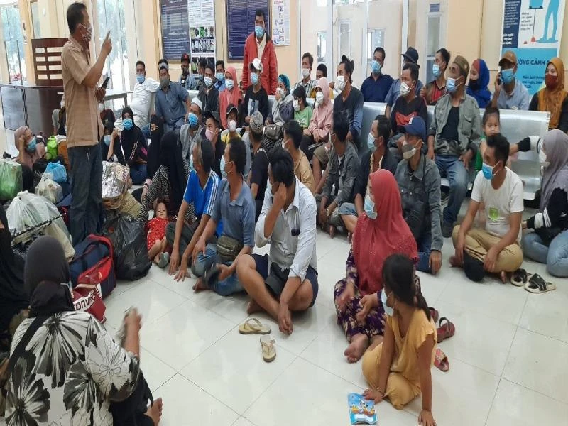 61 người nhập cảnh trái phép từ Campuchia về An Giang ảnh 3