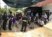 Đột kích trường gà, bắt quả tang 47 người tham gia đánh bạc