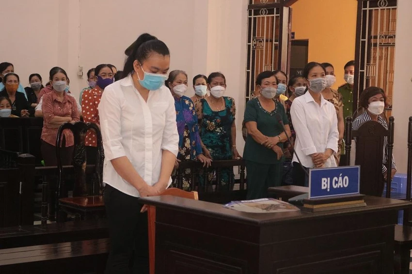 Bị cáo Nguyễn Thị Ngọc Nhàn. Ảnh: Phạm Hơn Bị cáo Nguyễn Thị Ngọc Nhàn. Ảnh: Phạm Hơn
