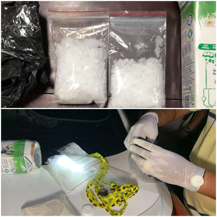 Số ma tuý công an thu giữ được. Ảnh: CACC Số ma tuý công an thu giữ được. Ảnh: CACC