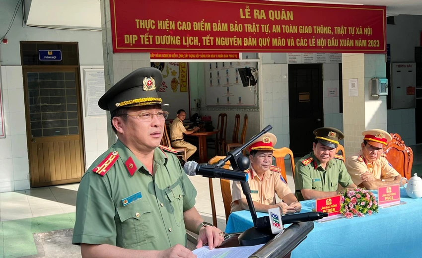 Công an an giang ra quân trấn áp tội phạm