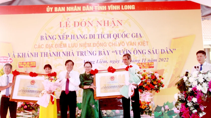 Khu lưu niệm võ văn kiệt Di tích quốc gia võ văn kiệt