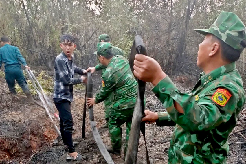 cháy rừng an giang