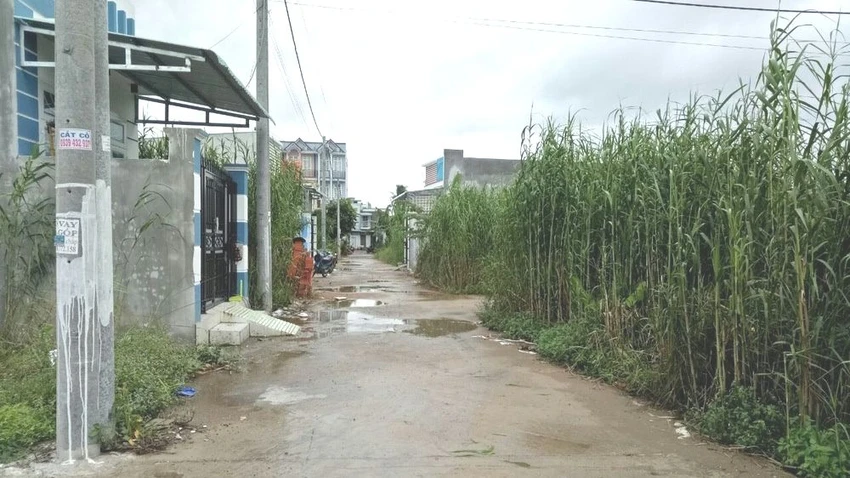 Một khu dân cư tự phát trên địa bàn quận Ninh Kiều