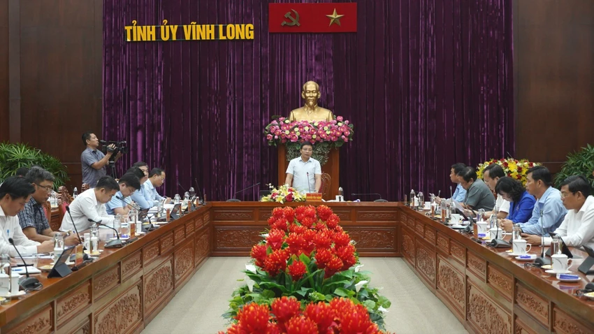 Bộ GTVT làm việc với các tỉnh, thành ĐBSCL về vật liệu phục vụ thi công cao tốc Cần Thơ - Hậu Giang - Cà Mau. Ảnh: HD