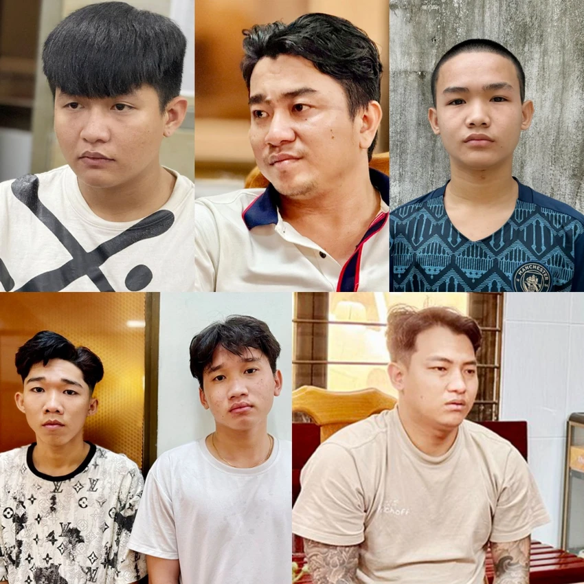 Công an tỉnh An Giang bắt tạm giam 8 bị can về tội giết người.
