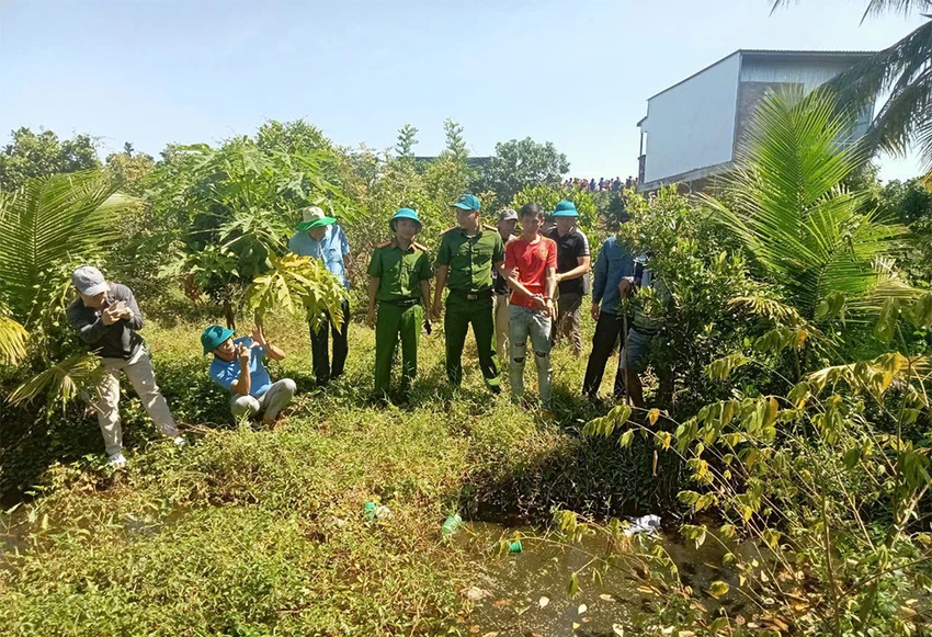 Lực lượng chức năng tổ chức truy tìm, thu hồi tang vật vụ án