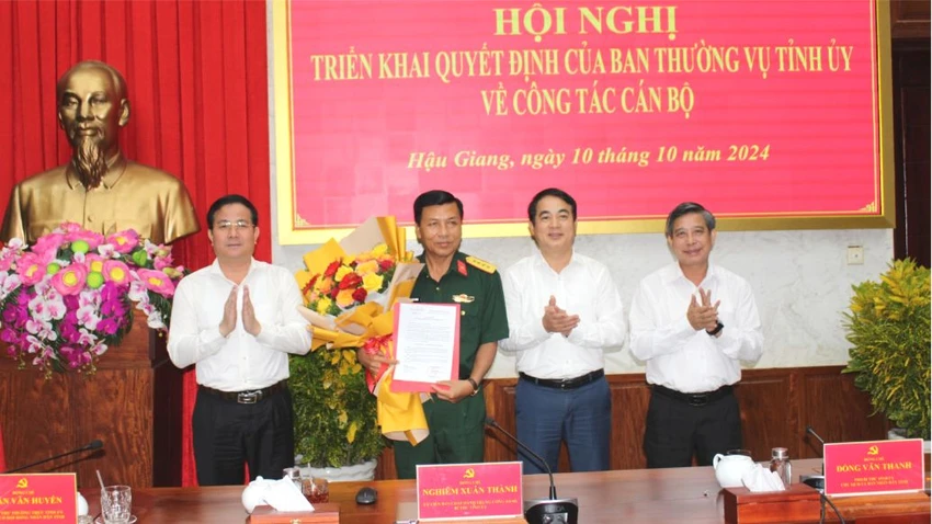 Bổ nhiệm Trưởng Ban Nội chính Tỉnh ủy Hậu Giang