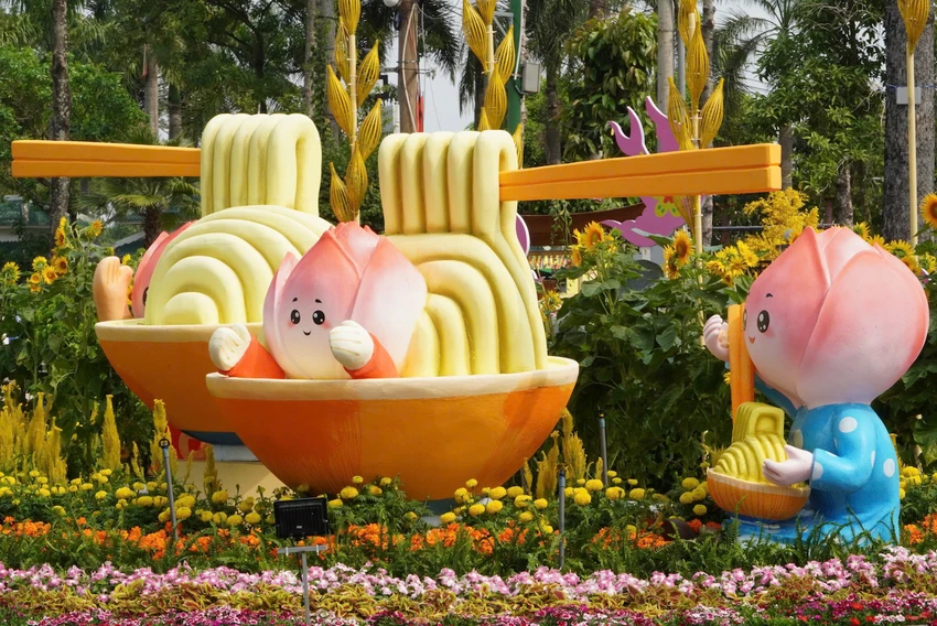 đường hoa xuân đồng tháp