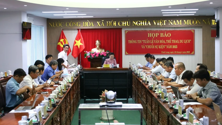 Vĩnh Long họp báo thông tin về Tuần lễ văn hoá, thể thao và du lịch tỉnh Vĩnh Long năm 2025