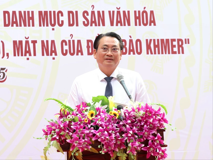 vĩnh long,di sản văn hoá,người Khmer,nghề làm mão,mặt nạ
