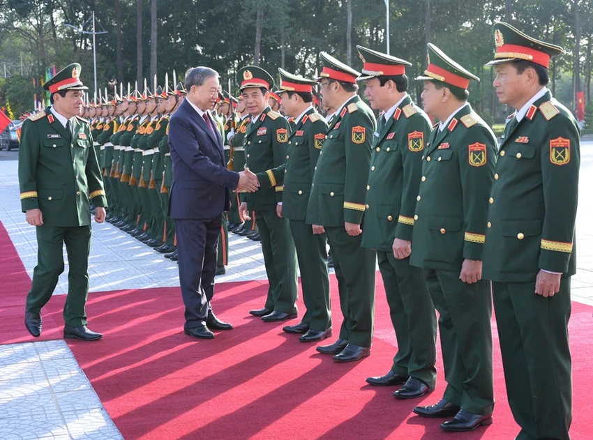 tổng bí thư tô lâm,quân khu 9