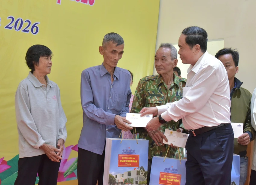 Chủ tịch Quốc hội,Trần Thanh Mẫn,quà tết,đồng tháp