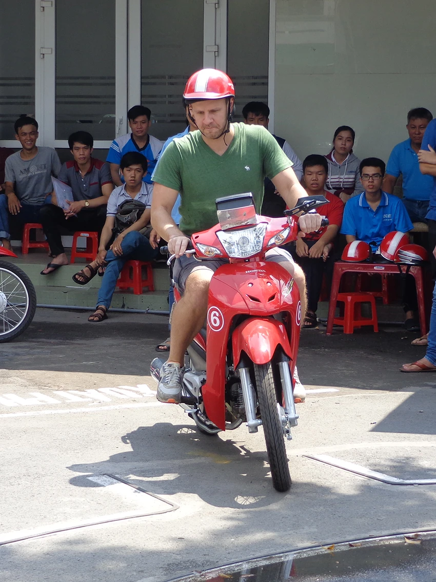 Hơn 20% thí sinh thi... rớt bằng lái xe máy ảnh 5