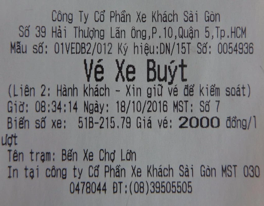 Năm 2017, TP.HCM sẽ quẹt thẻ để đi xe buýt ảnh 8 vé xe buýt1
