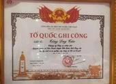 Công nhận liệt sĩ đối với Trung úy công an Tống Duy Tân