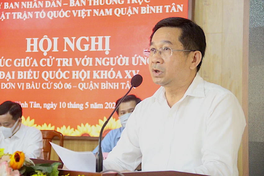 Cử tri Bình Tân: Mong hết nhiệm kỳ, đại biểu đừng mắc nợ dân ảnh 6 ung-cu-vien-binh-tan