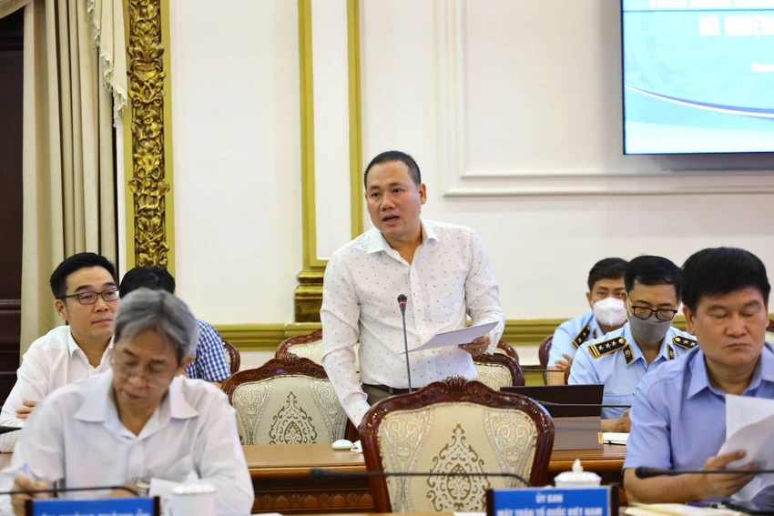 Cục trưởng Cục Thống kê TP.HCM Nguyễn Khắc Hoàng. Ảnh: Trung tâm báo chí