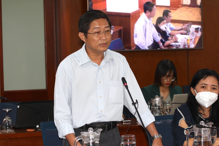 Ông Đỗ Ngọc Hải, Trưởng phòng quản lý vận tải đường bộ, Sở GTVT TP.HCM. Ảnh: NGUYỄN NHÂN Ông Đỗ Ngọc Hải, Trưởng phòng quản lý vận tải đường bộ, Sở GTVT TP.HCM. Ảnh: NGUYỄN NHÂN