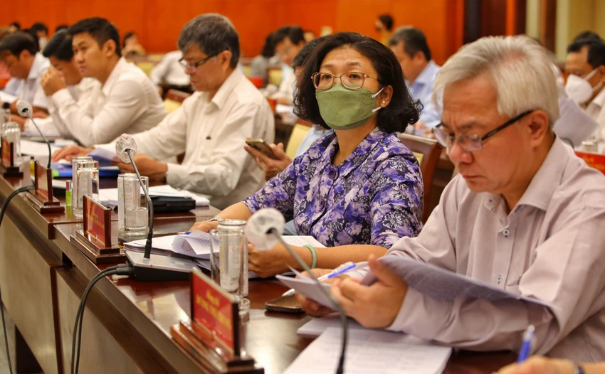 Các đại biểu tham dự hội nghị. Ảnh: NGUYỆT NHI Các đại biểu tham dự hội nghị. Ảnh: NGUYỆT NHI