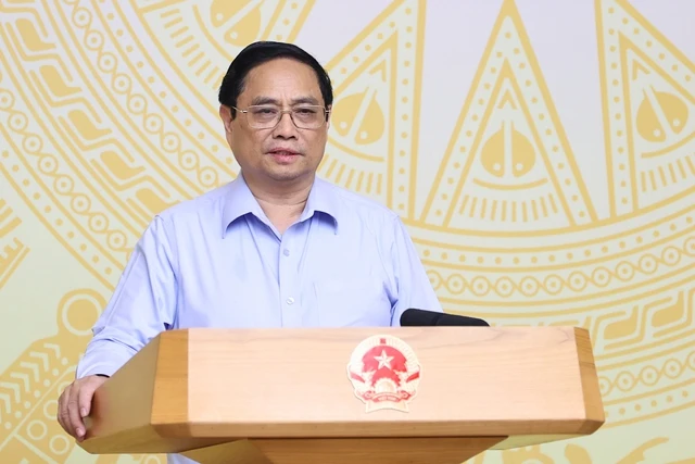 Thủ tướng Chính phủ Phạm Minh Chính phát biểu khai mạc. Ảnh: VGP Thủ tướng Chính phủ Phạm Minh Chính phát biểu khai mạc. Ảnh: VGP