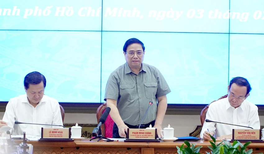 Thủ tướng Phạm Minh Chính: Thẳng thắn, không nể nang để Nghị quyết 98 thiết thực, hiệu quả-thu-tuong-nghi-quyet-98