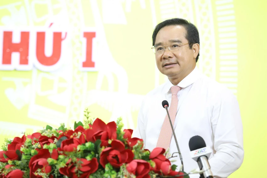 Ông Nguyễn Văn Được, Phó Bí thư Thành ủy, Chủ tịch UBND TP.HCM, kỳ vọng phường Tân Định trở thành phường đáng sống. Ảnh: HÀ THƯ