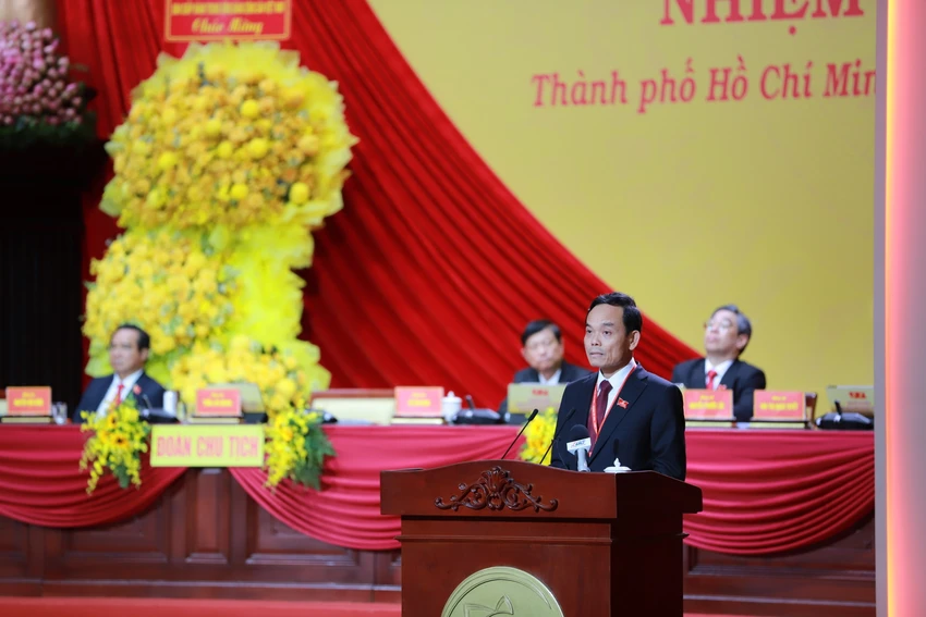 Bí thư Trần Lưu Quang: Đại hội Đảng bộ TP.HCM đánh dấu bước ngoặt lịch sử sau khi hợp nhất-bi-thu-tran-luu-quang-1.jpg