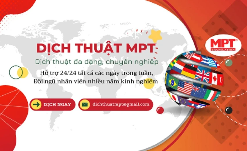 Những dịch vụ dịch thuật được MPT cung cấp Những dịch vụ dịch thuật được MPT cung cấp